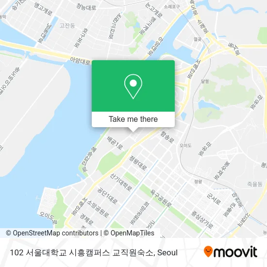102 서울대학교 시흥캠퍼스 교직원숙소 map
