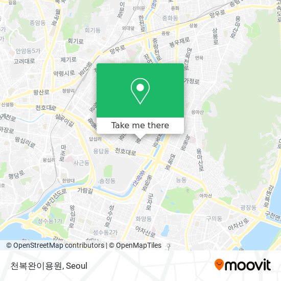 천복완이용원 map