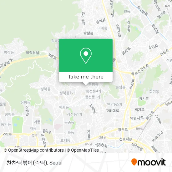 찬찬떡볶이(즉떡) map