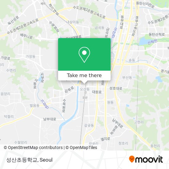 성산초등학교 map