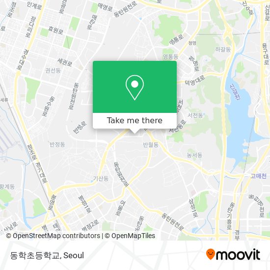 동학초등학교 map
