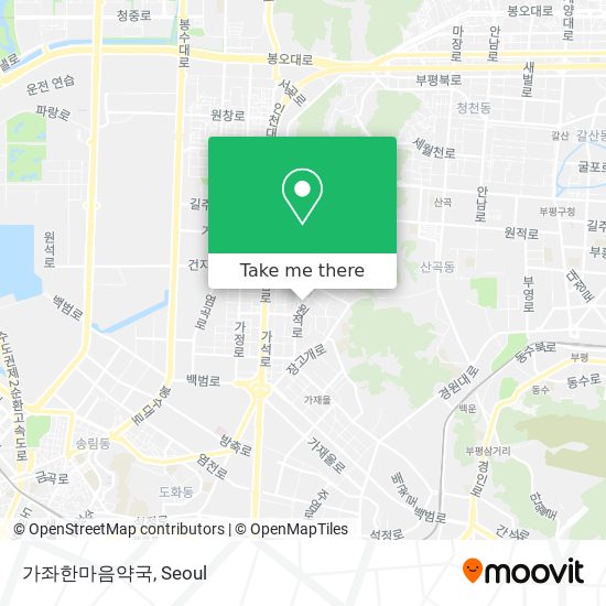 가좌한마음약국 map