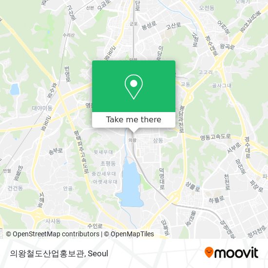 의왕철도산업홍보관 map