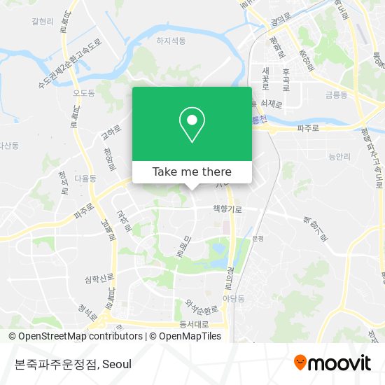 본죽파주운정점 map