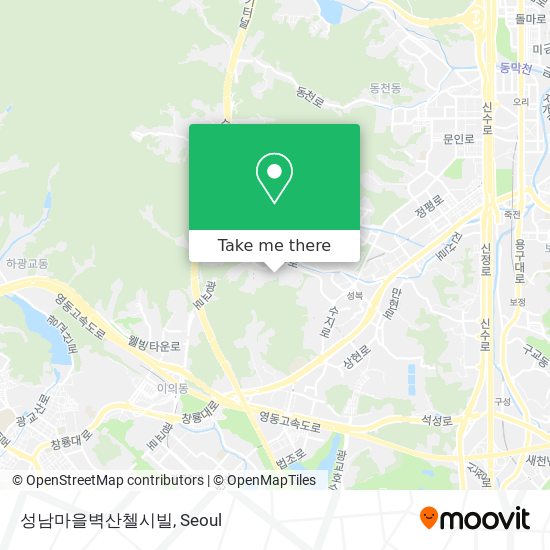 성남마을벽산첼시빌 map
