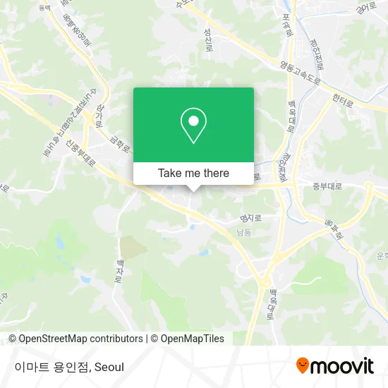 이마트 용인점 map