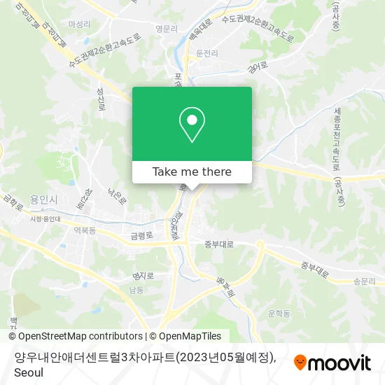 양우내안애더센트럴3차아파트(2023년05월예정) map