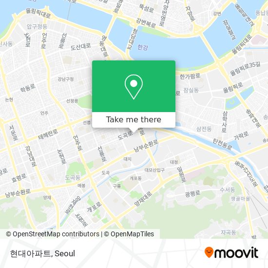 현대아파트 map