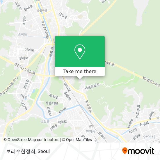 보리수한정식 map