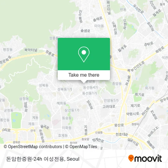 돈암한증원-24h            여성전용 map
