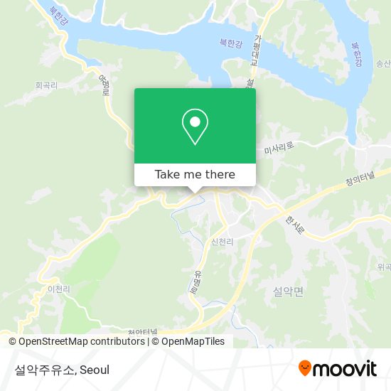 설악주유소 map