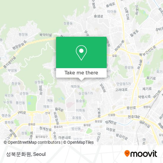 성북문화원 map