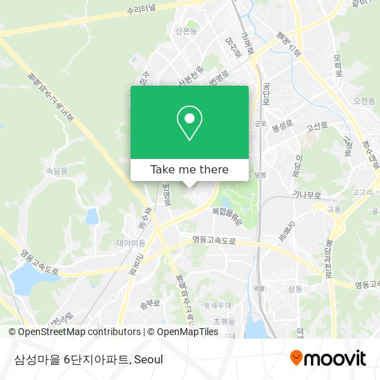 삼성마을 6단지아파트 map