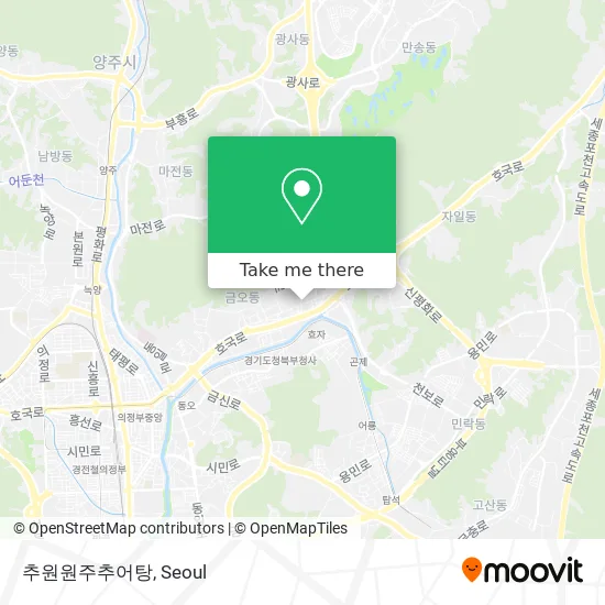 추원원주추어탕 map