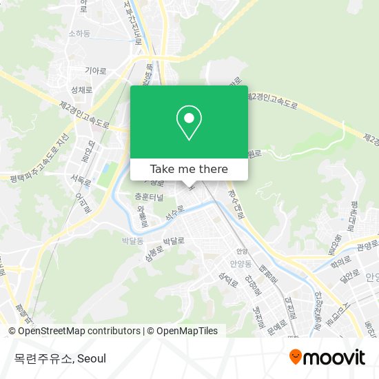 목련주유소 map