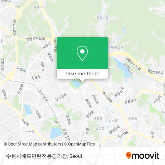 수원시배드민턴전용경기장 map