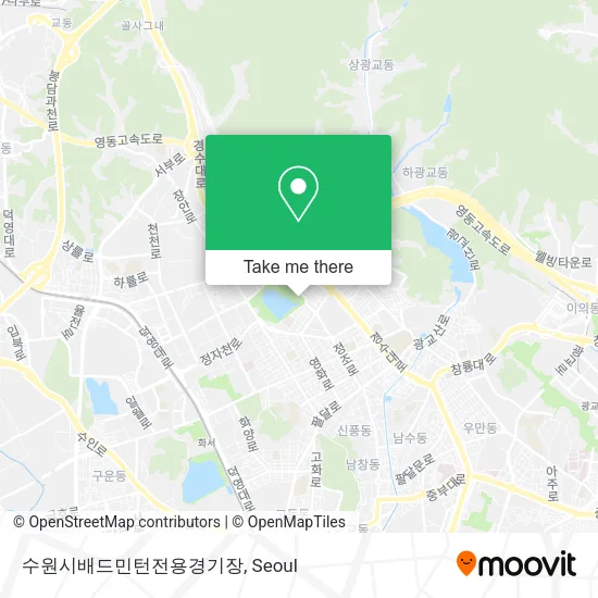 수원시배드민턴전용경기장 map