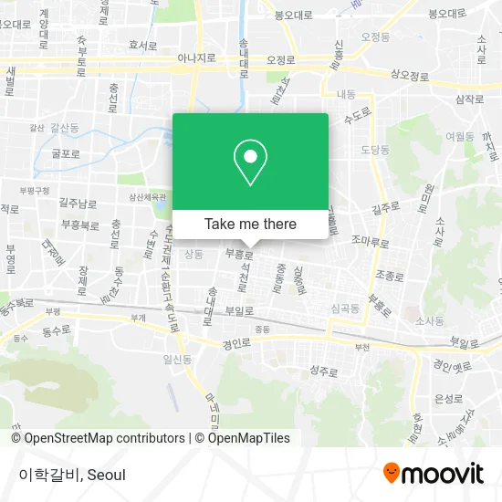 이학갈비 map