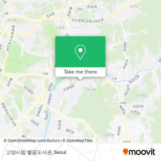 고양시립 별꿈도서관 map