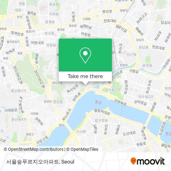 서울숲푸르지오아파트 map