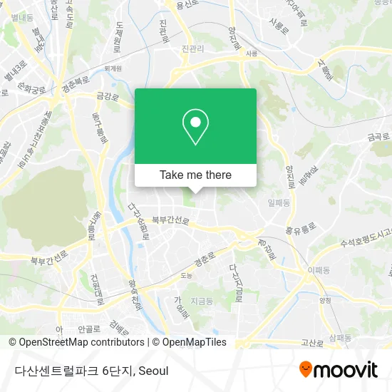 다산센트럴파크 6단지 map