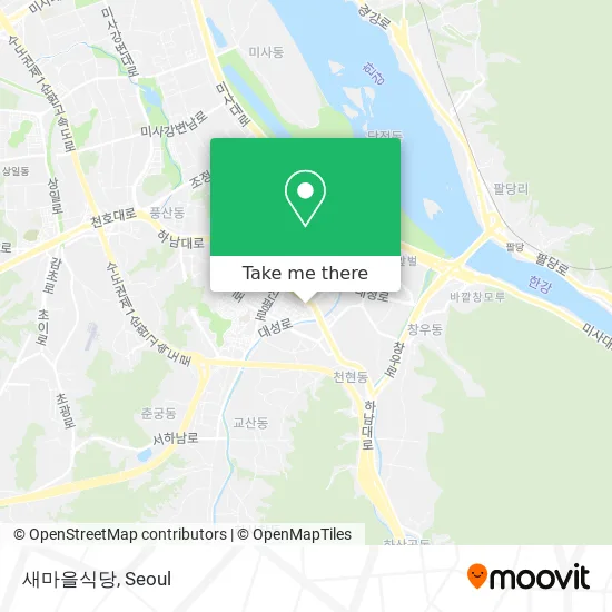 새마을식당 map