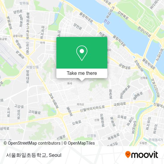 서울화일초등학교 map