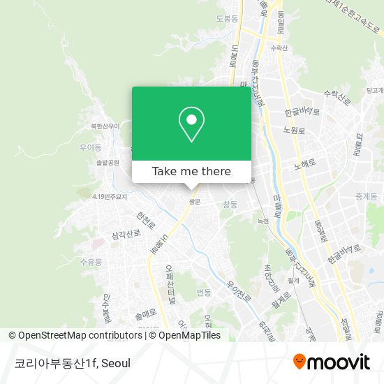 코리아부동산1f map