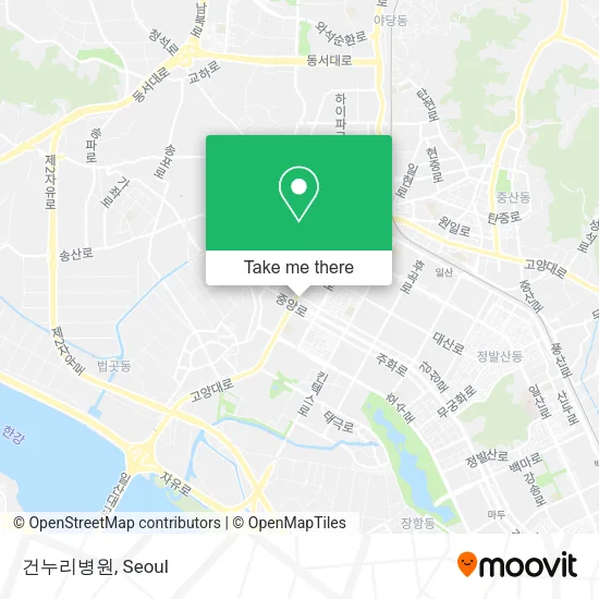 건누리병원 map