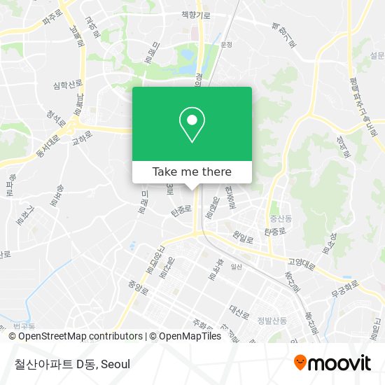 철산아파트 D동 map