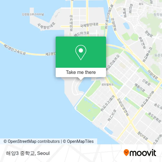 해양3 중학교 map