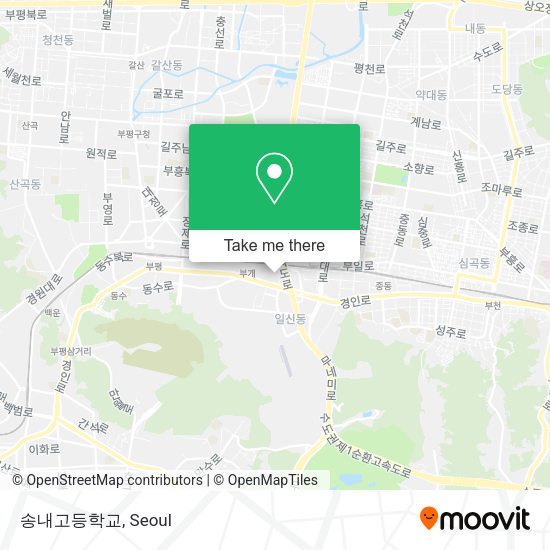 송내고등학교 map