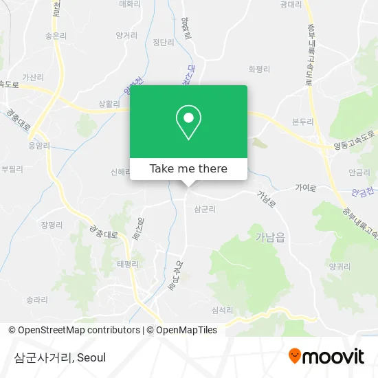삼군사거리 map