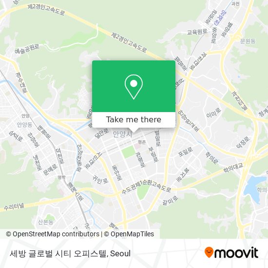 세방 글로벌 시티 오피스텔 map