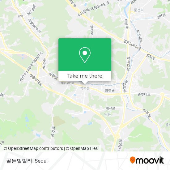 골든빌빌라 map