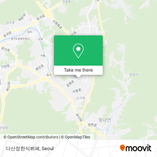 다산정한식뷔페 map