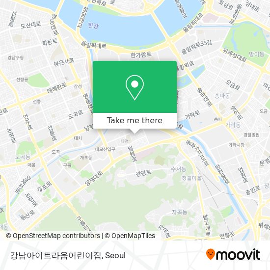 강남아이트라움어린이집 map