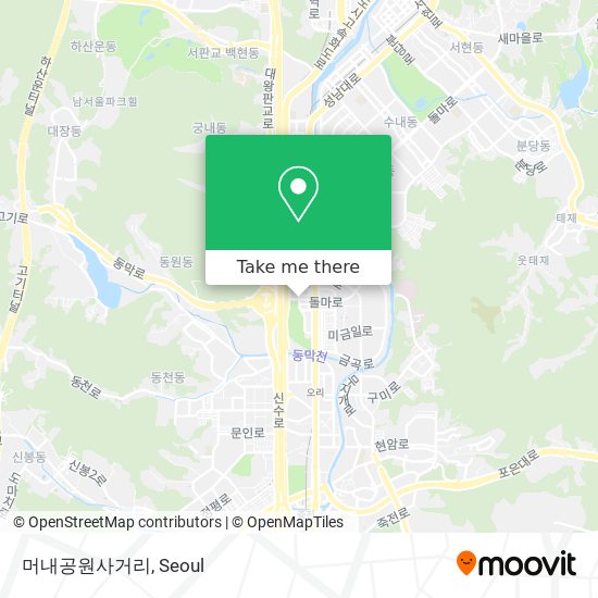 머내공원사거리 map