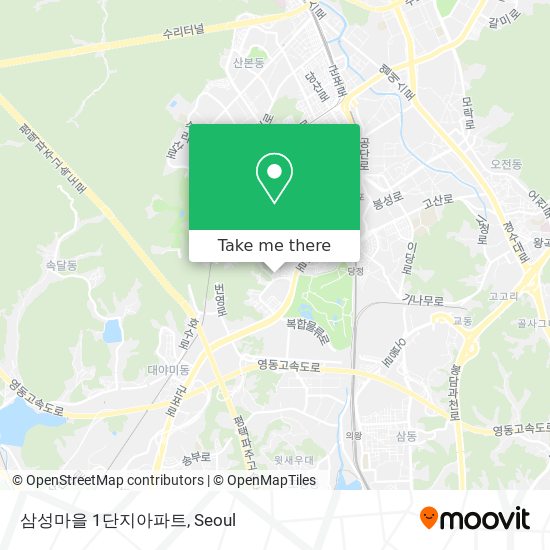삼성마을 1단지아파트 map