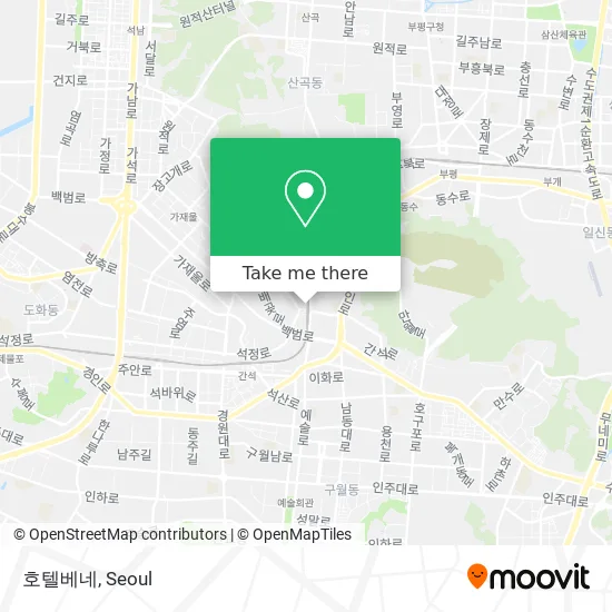 호텔베네 map