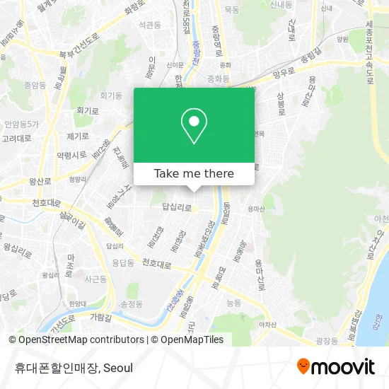휴대폰할인매장 map