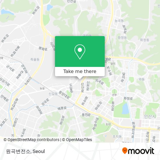 원곡변전소 map