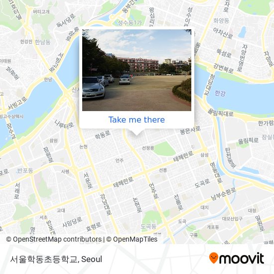 서울학동초등학교 map