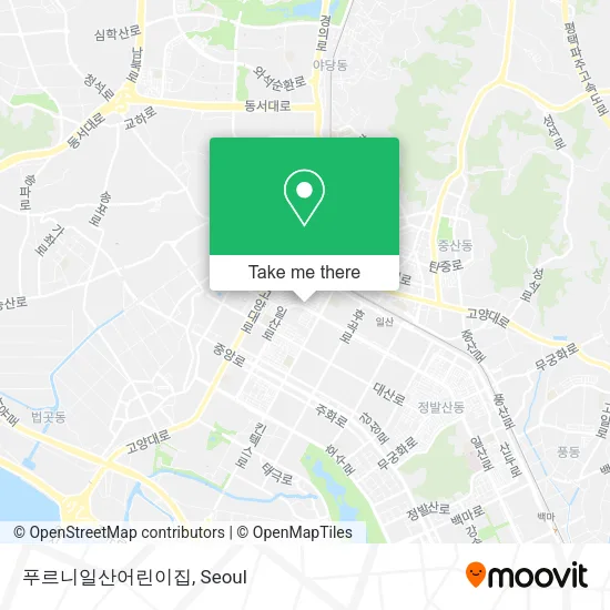 푸르니일산어린이집 map