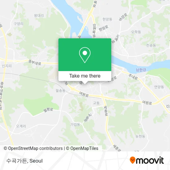 수곡가든 map