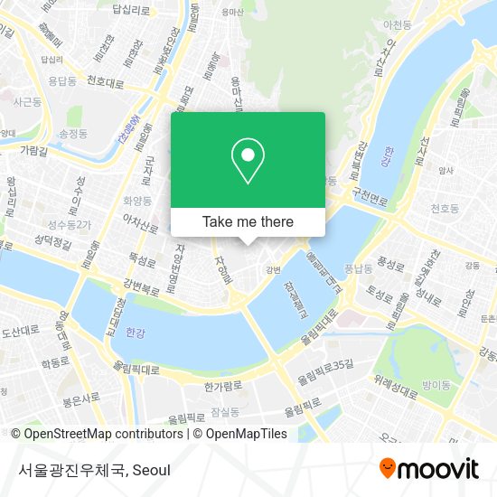 서울광진우체국 map
