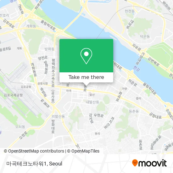 마곡테크노타워1 map