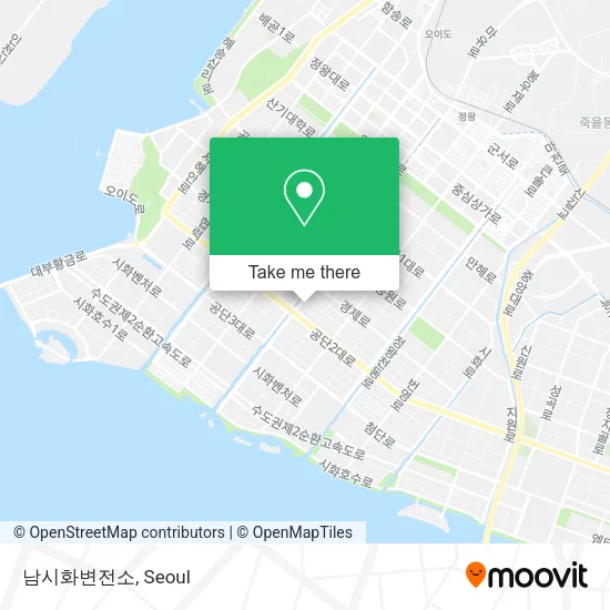 남시화변전소 map