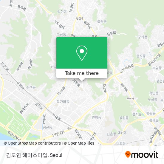 김도연 헤어스타일 map