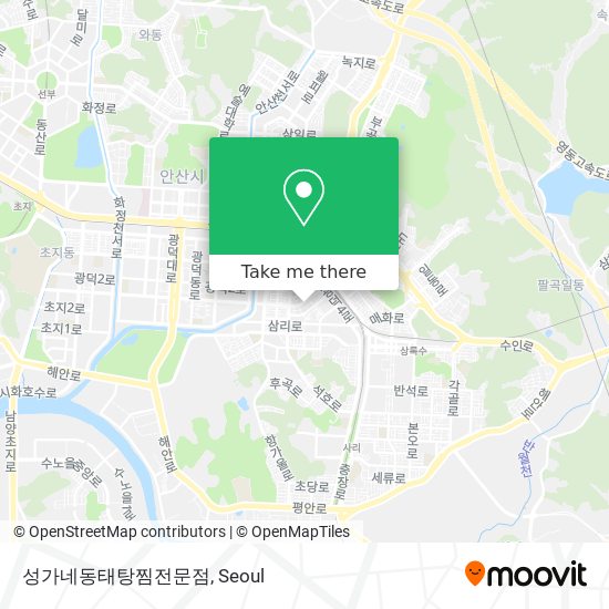 성가네동태탕찜전문점 map